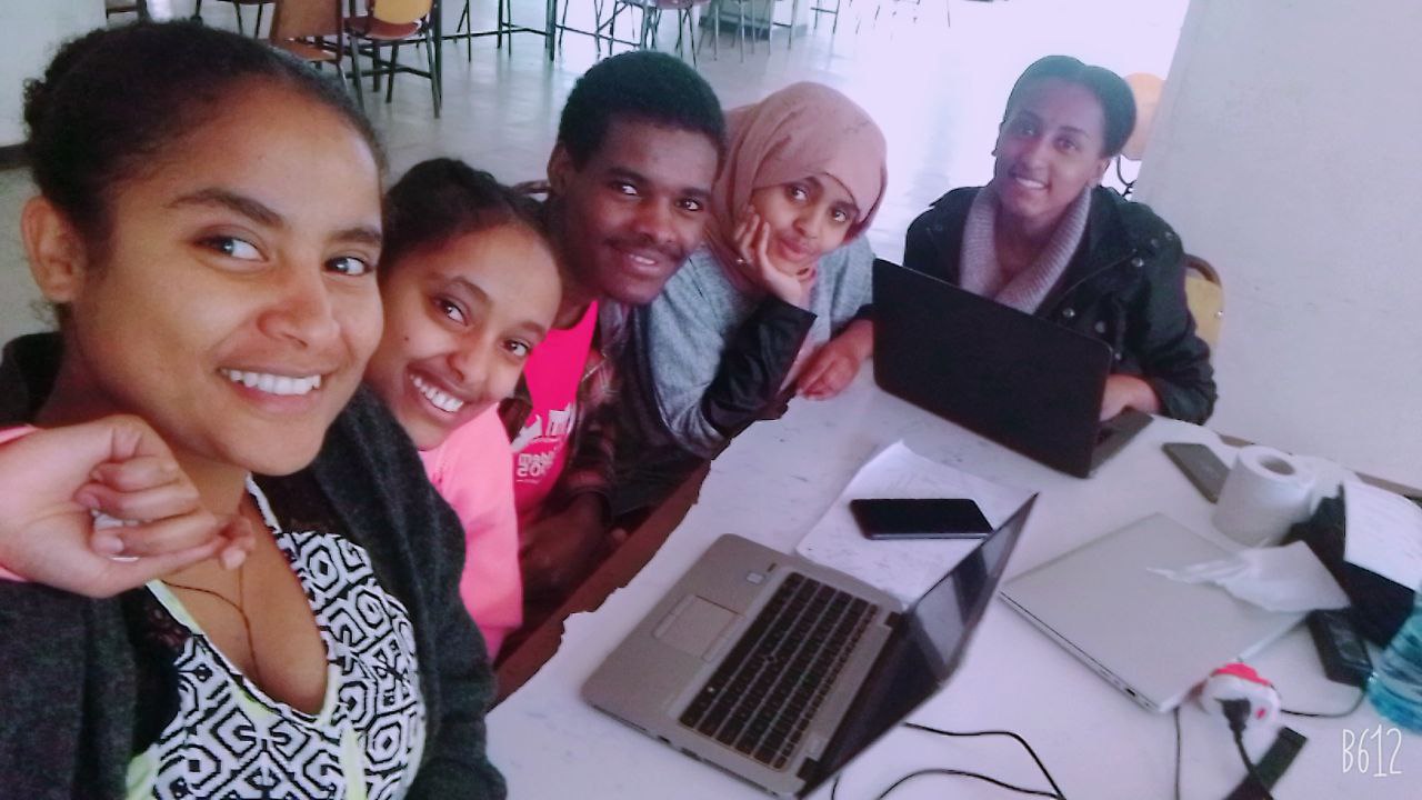 BELAH Team at FBE Library, 1st Floor - Working on ISR Project